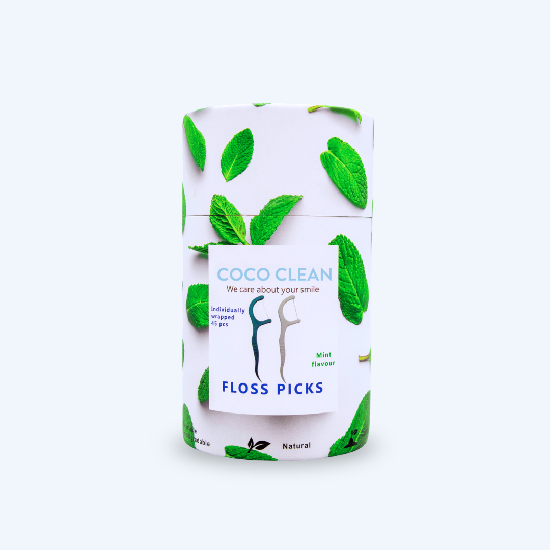 Fil dentaire à manche — menthe