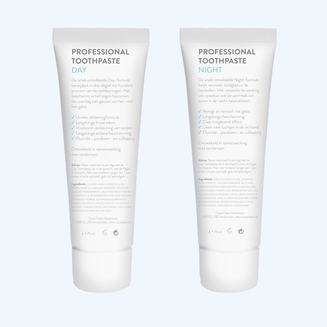 Duo dentifrice jour & nuit